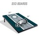 preview thumbnail 2 of 5, Philadelphia Eagles NFL Compact 2x3 Tailgate Cornhole Board Set
