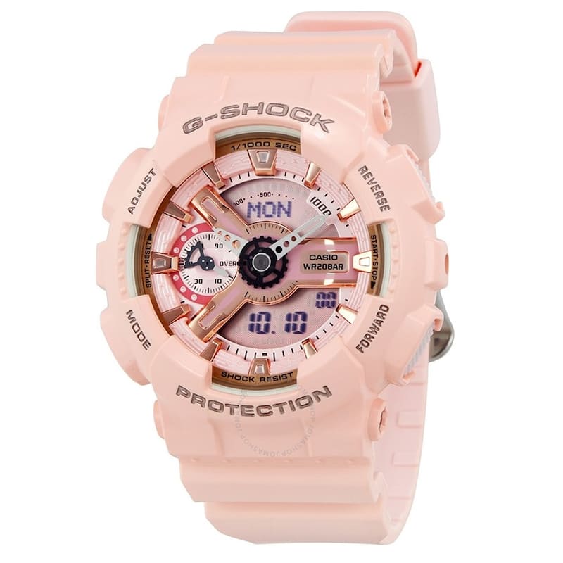 Casio Women's G-Shock Pink Dial Watch - GMAS110MP-4A1 - One Size