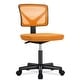 preview thumbnail 22 of 44, Office Computer Desk Chair with Wheels, Ergonomic Low-Back Mesh Rolling Work Swivel Chairs, Armless Comfortable Lumbar Support