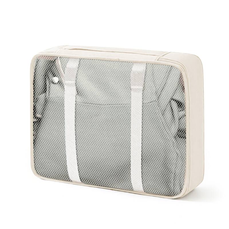 24" ABS Hardshell Luggage Set, Lightweight Travel Luggage w/2 Packing Cubes and Spinner Wheels, Suitable for Both Men and Women