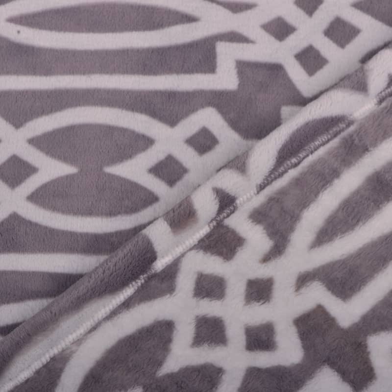 Flannel Velvet Carteret Couch Cover Throw Blanket, 60" x 70"