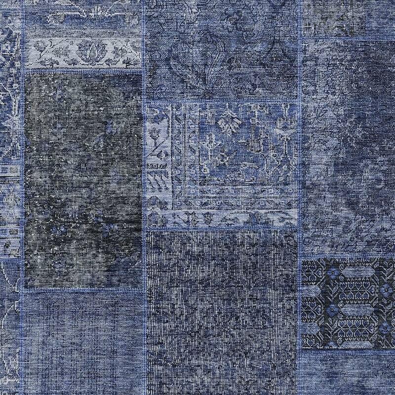 HomeRoots Patchwork Transitional Rectangle Outdoor Rug