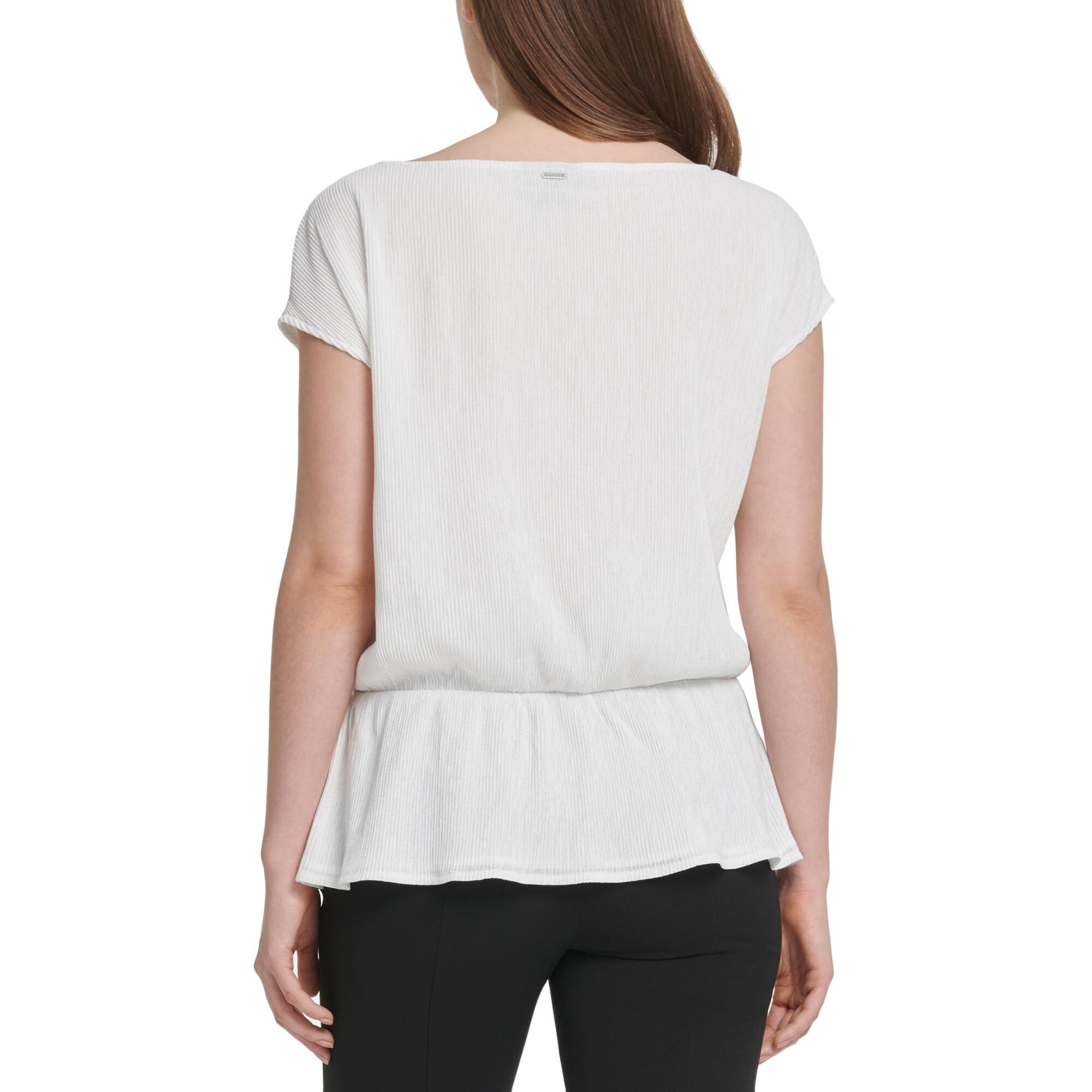 dkny peplum top