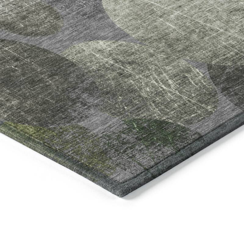 Jami Modern Art-Inspired Weather Resistant Versatile Elegance Runner Outdoor Rug