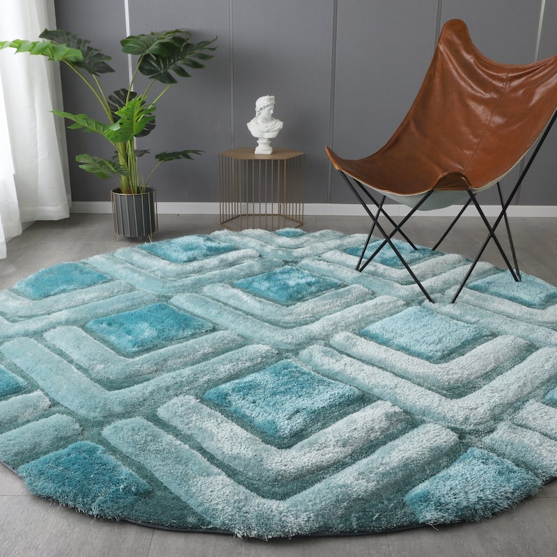 Mateos Shag Contemporary Designed Area Rug