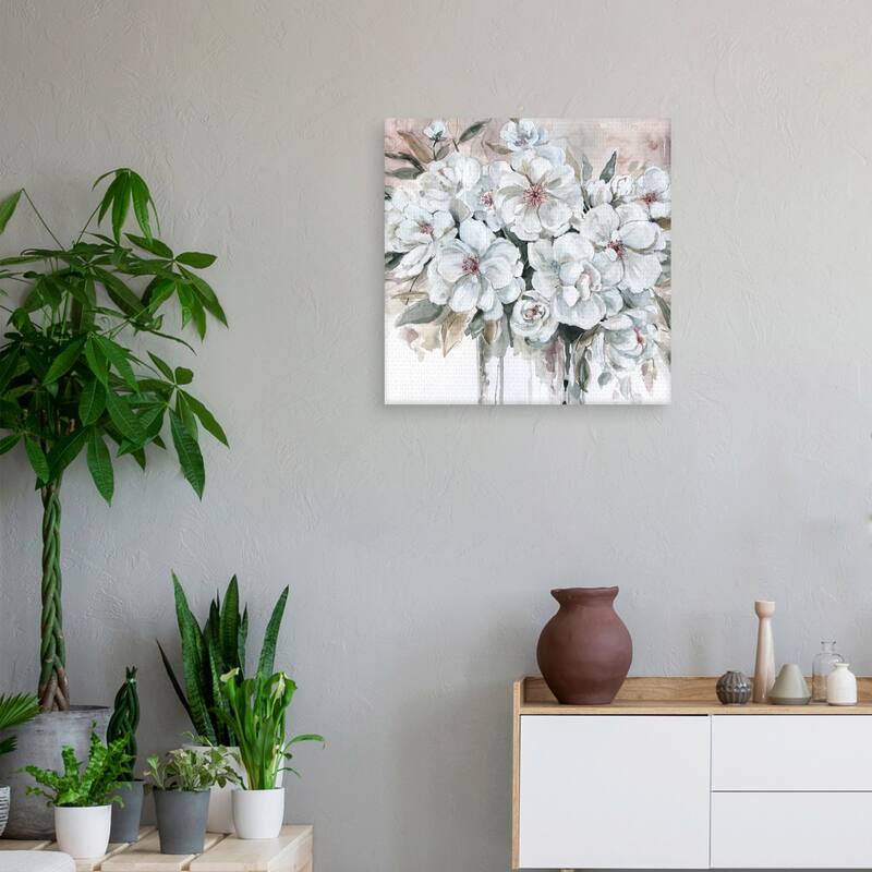 Blushing Bouquet by Carol Robinson Canvas Art Print