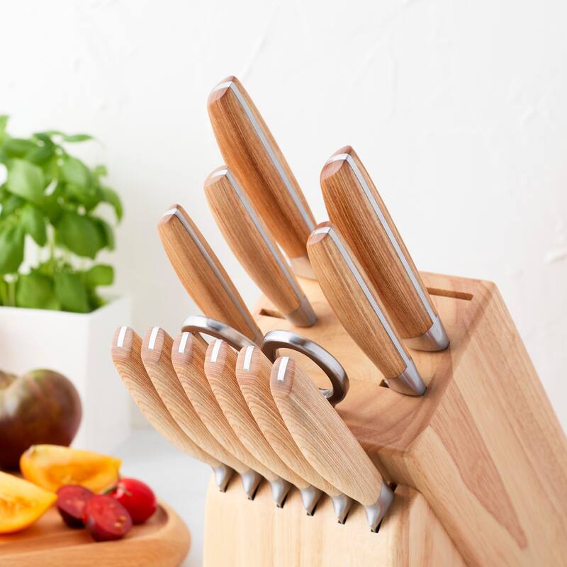 Henckels Pakka 14-pc Knife Block Set - Wood
