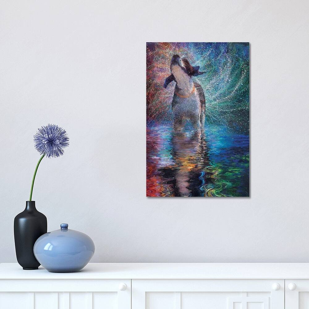 iCanvas "Canis Arcus" by Iris Scott Canvas Print