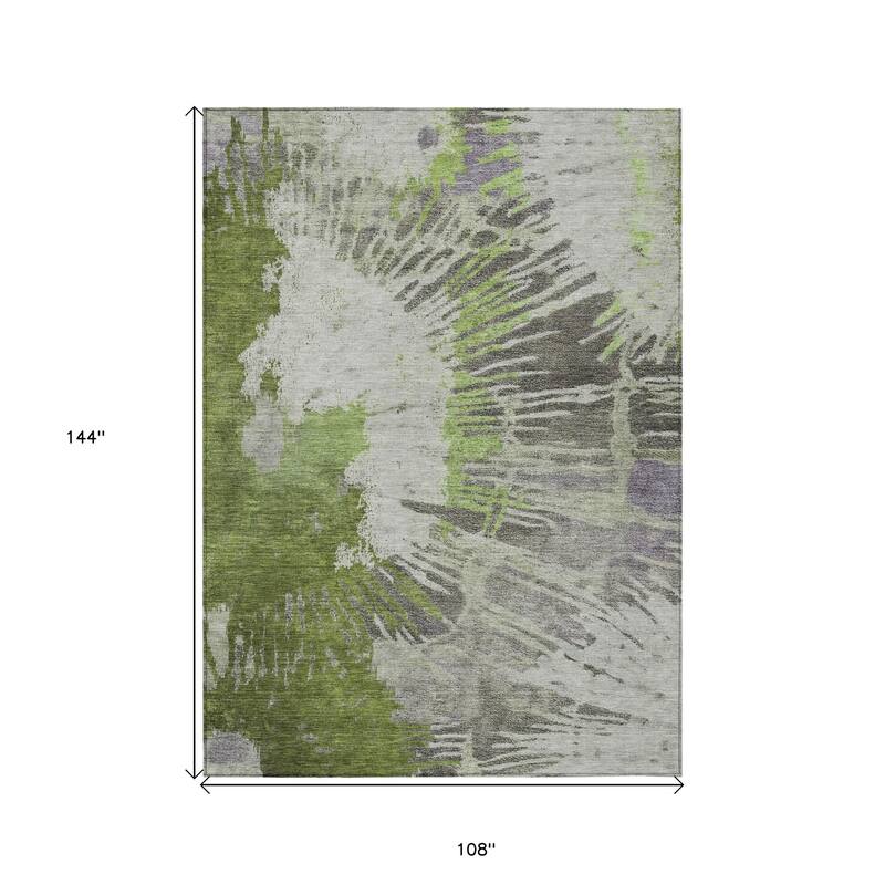 HomeRoots Abstract Transitional Rectangle Outdoor Rug