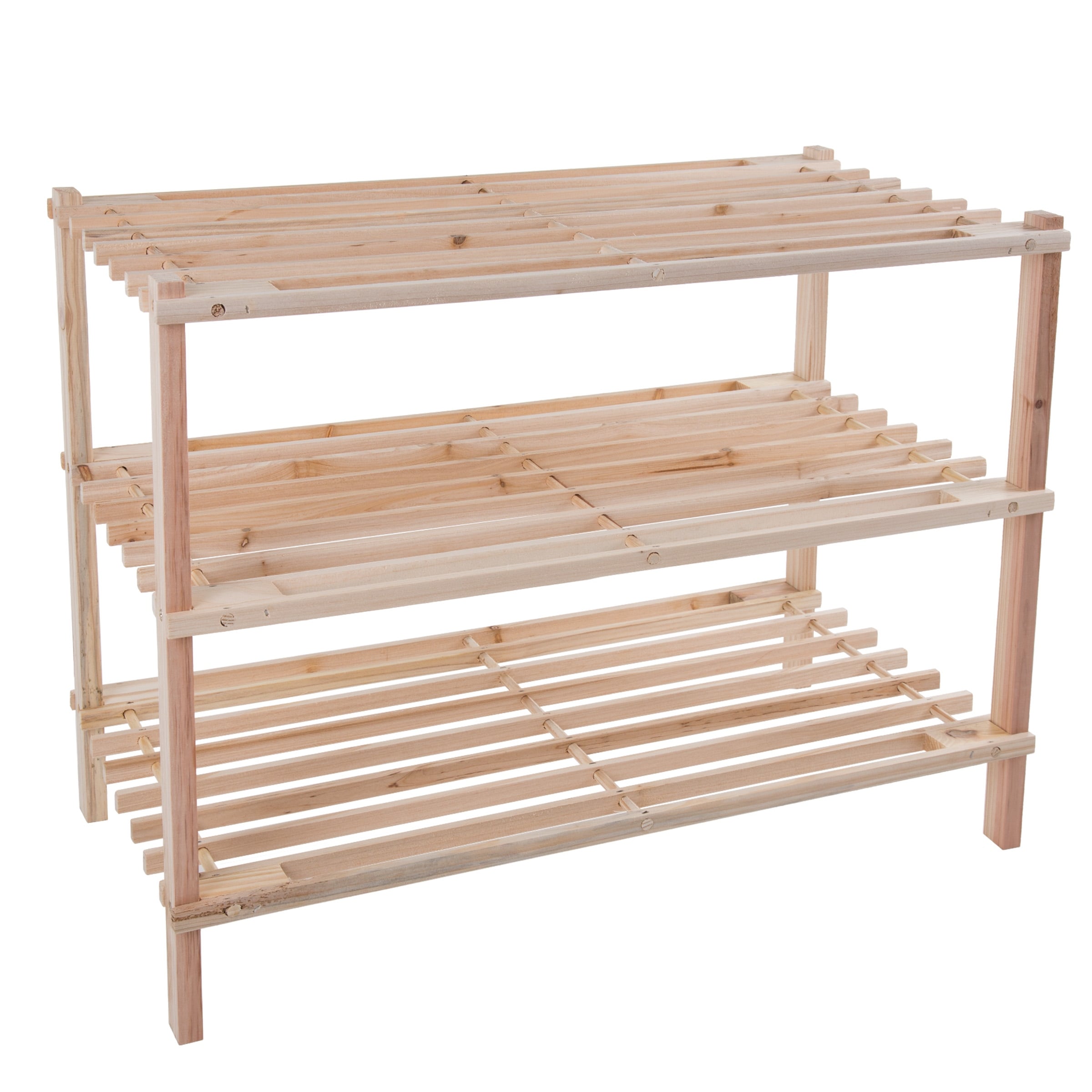 Windsor solid top oak shoe cabinet
