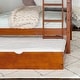 preview thumbnail 32 of 79, Walker Edison Solid Wood Twin Size Bunk Bed with Trundle