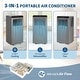 preview thumbnail 4 of 6, 8000 BTU 3-in-1 Portable Air Conditioner with Remote, Dehumidifier, Fan, Sleep Mode