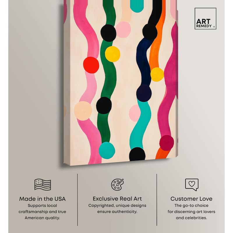 Pearl Colors I Canvas by Art Remedy, Gallery Wrapped
