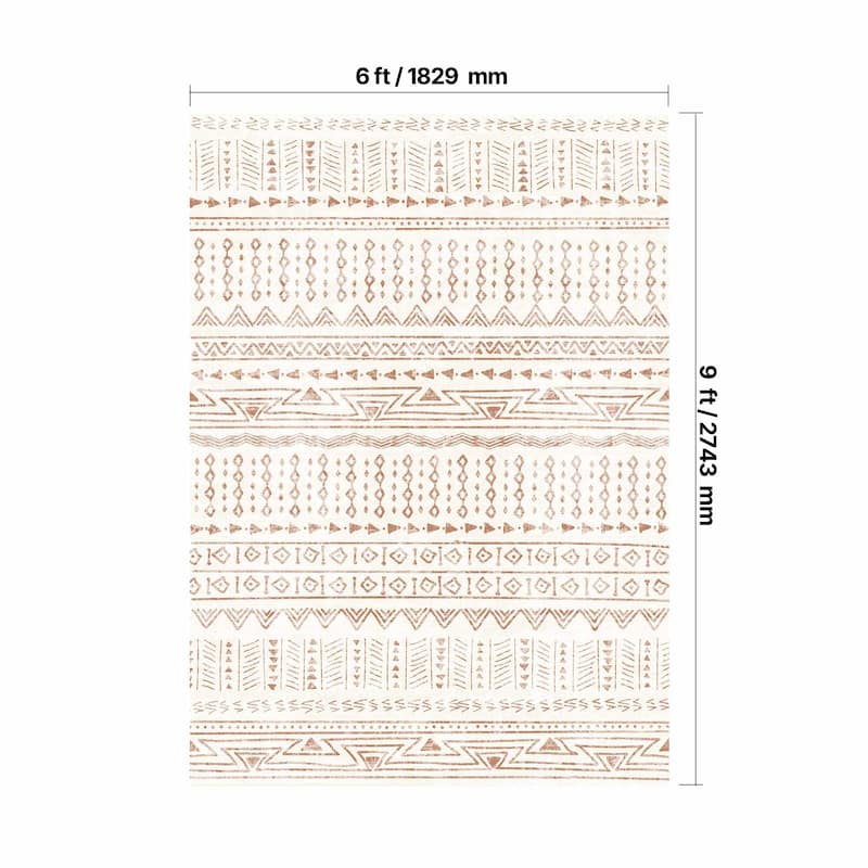 Large Area Rug Anti-Skid and Tear-Resistant Floor Mat Modern - 6' x 7'