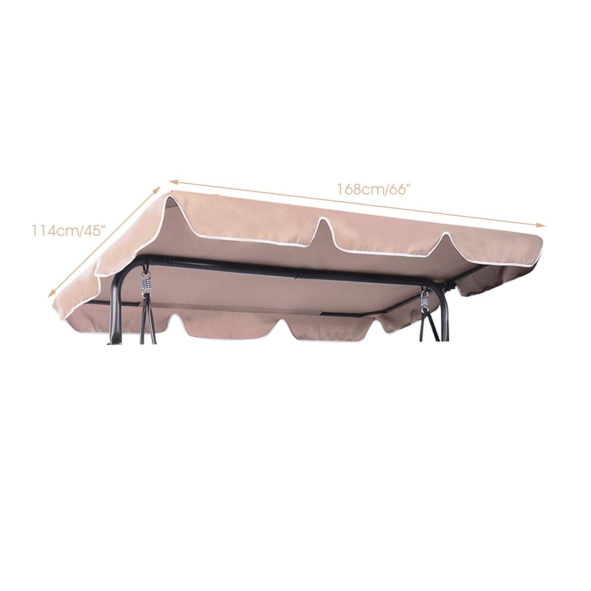 Swing bed canopy replacement shop