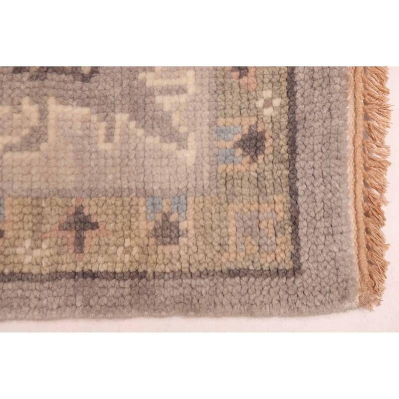 ECARPETGALLERY Hand-knotted Jules Serapi Grey Wool Rug - 8'0 x 9'10