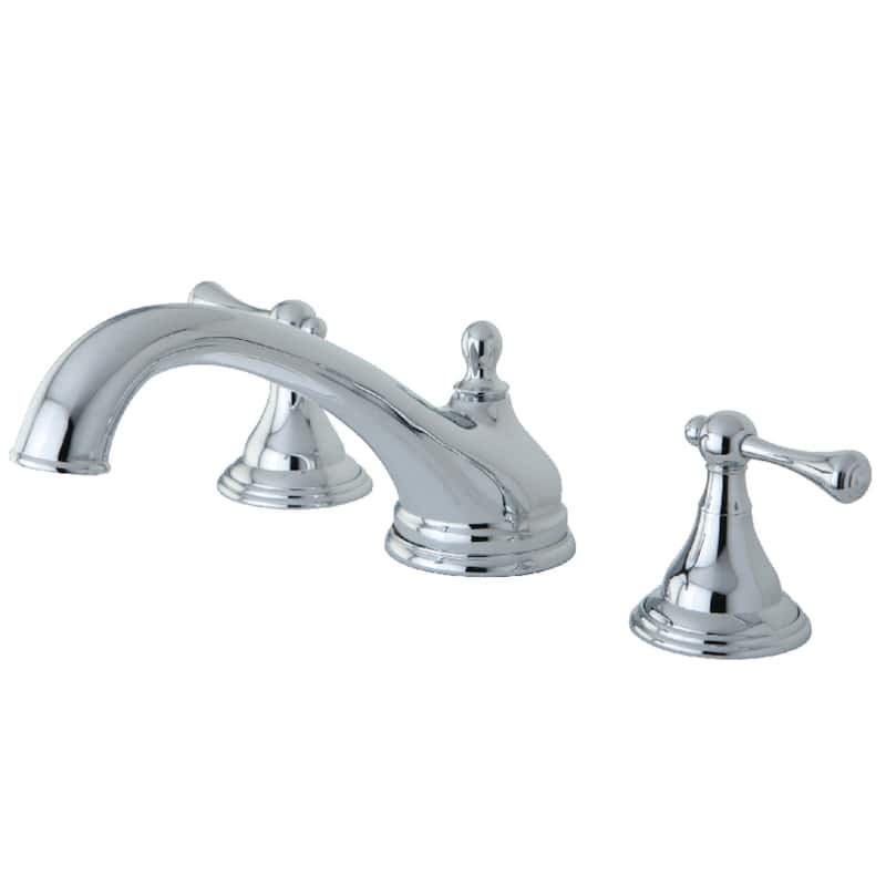 Kingston Brass Vintage 3-Hole Deck Mount Roman Tub Faucet - Polished Chrome