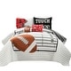 preview thumbnail 7 of 19, Lush Decor American Football Reversible Oversized Kids Quilt