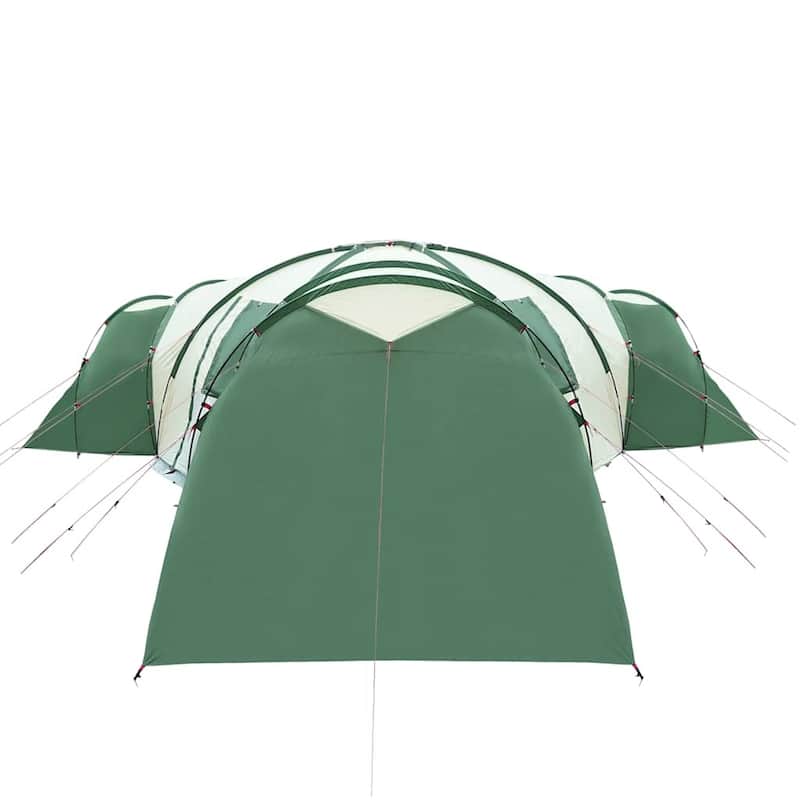 vidaXL Family Tent Dome 12-Person Green Waterproof - 330.7" x 283.5" x 78.7"