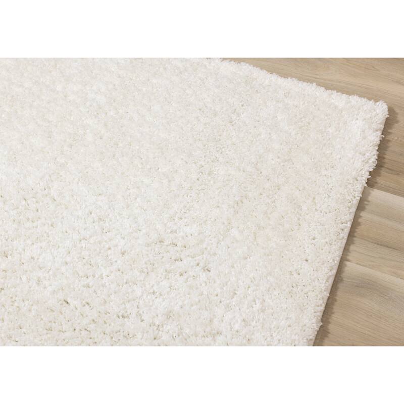 Taylor Collection - Plush Sage Green Shag Area Rug