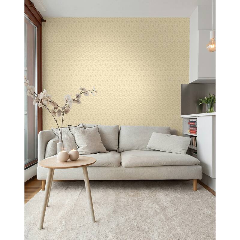 Seabrook Designs Zaira Geometric Lattice Unpasted Wallpaper