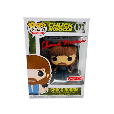 Chuck Norris Signed "Walker Texas Ranger" Funko Pop