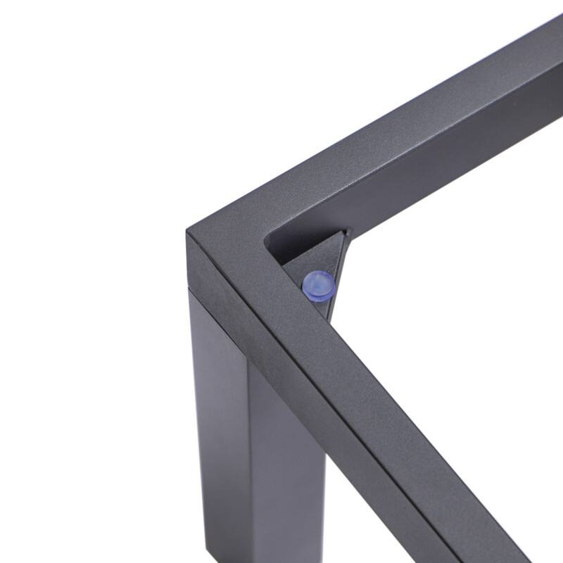 Marlin (Set of 2) Modern All-Weather Patio Chaise Lounge Chair with Powder-Coated Aluminum and 4-Position Adjustable Recliner