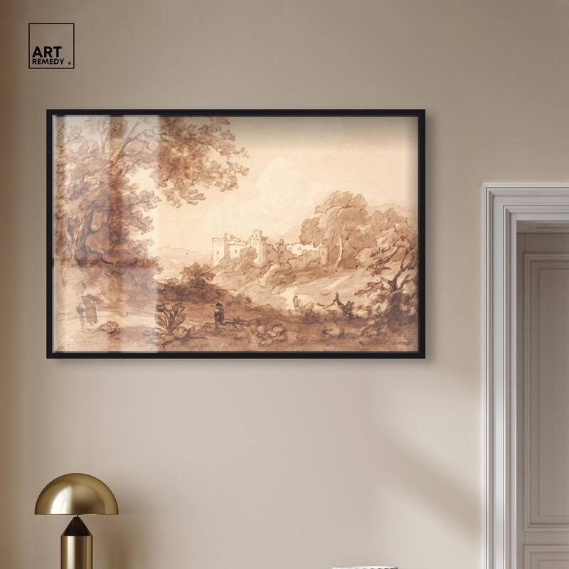 Carew Castle Shadowbox by Art Remedy