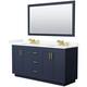 Option Dark Blue / Giotto Quartz Top / Brushed Gold