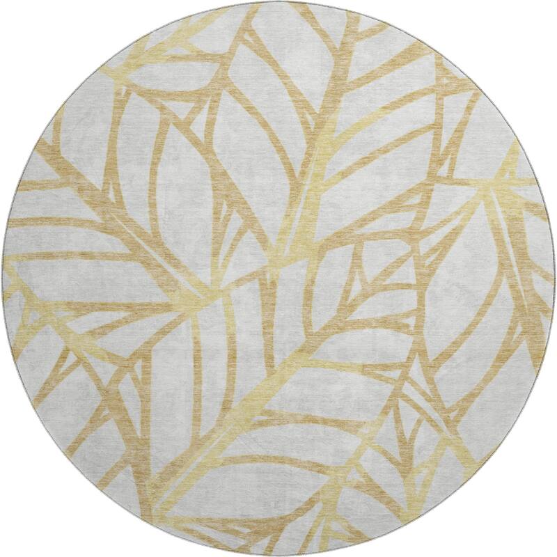 Premium Washable Super Soft Modern Palm Mayfield Rug
