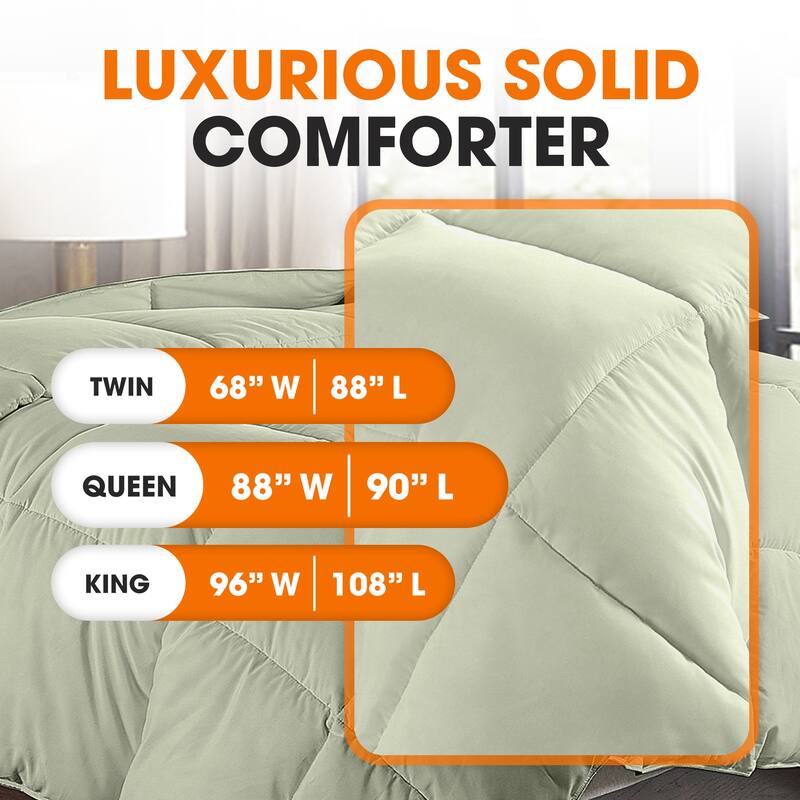 Cheer Collection All Season Down Alternative Hypoallergenic Comforter