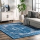 preview thumbnail 57 of 80, Nuloom Verona Vintage Persian Area Rug 4' x 6' - Dark Blue