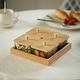 preview thumbnail 4 of 9, Basicwise Glass Jars with Bamboo Lids and Wooden Tray – Rectangular Charcuterie, Snack Organizer and Fruit Platter for Party