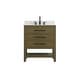 preview thumbnail 34 of 157, Sterling Double Bathroom Vanity Chestnut Brown - 30"