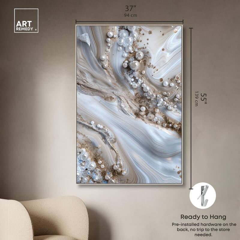 Effervescent Earth Canvas by Art Remedy