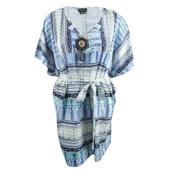 printed tunic dress