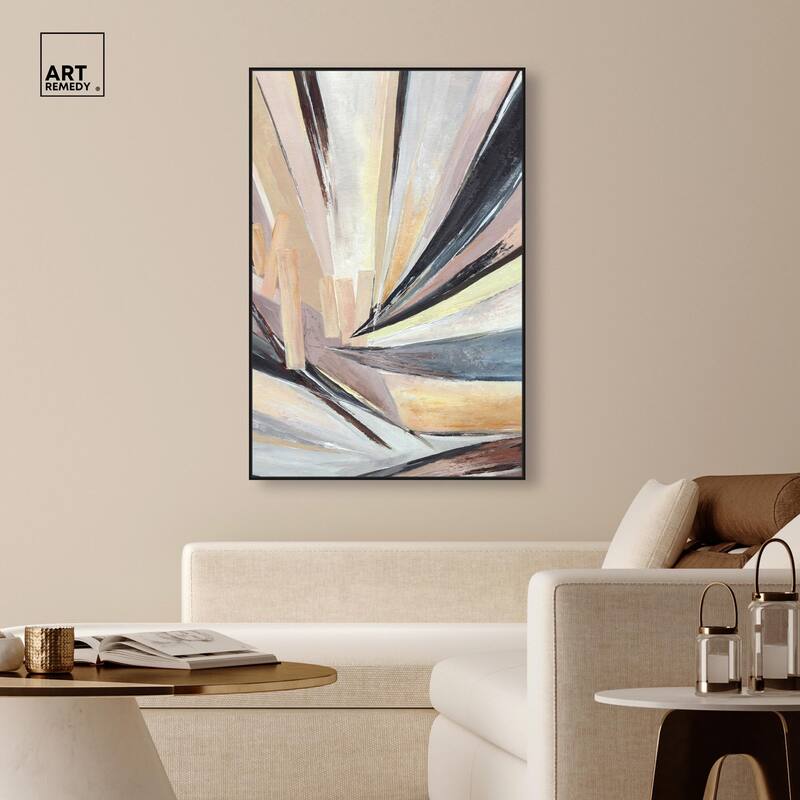 Balancing Lines I Canvas by Art Remedy
