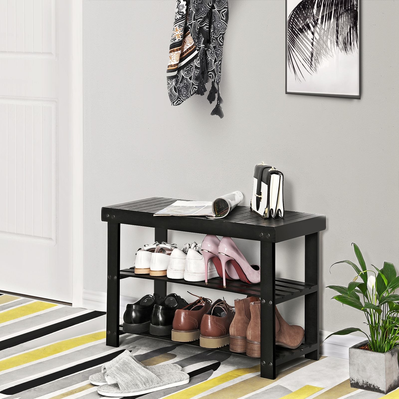 32 pair shoe storage bench clearance