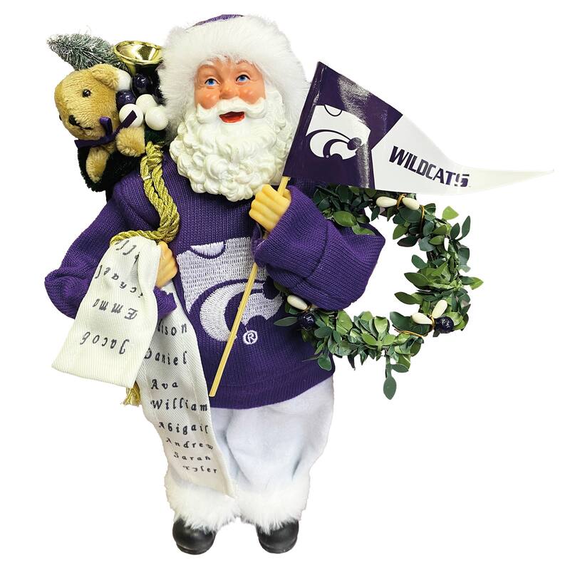12" Kansas State Proud Santa