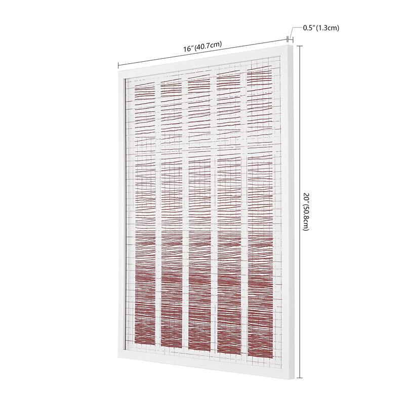 SAFAVIEH Tomie Vanishing Point 16 x 20-inch Framed Wall Art