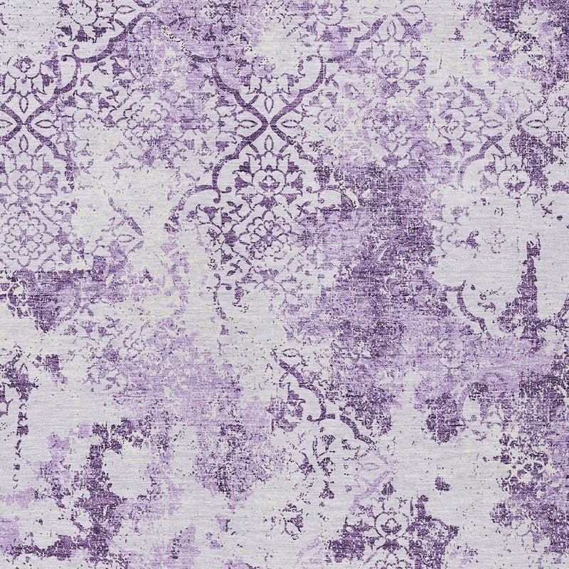 HomeRoots Floral Transitional Rectangle Outdoor Rug