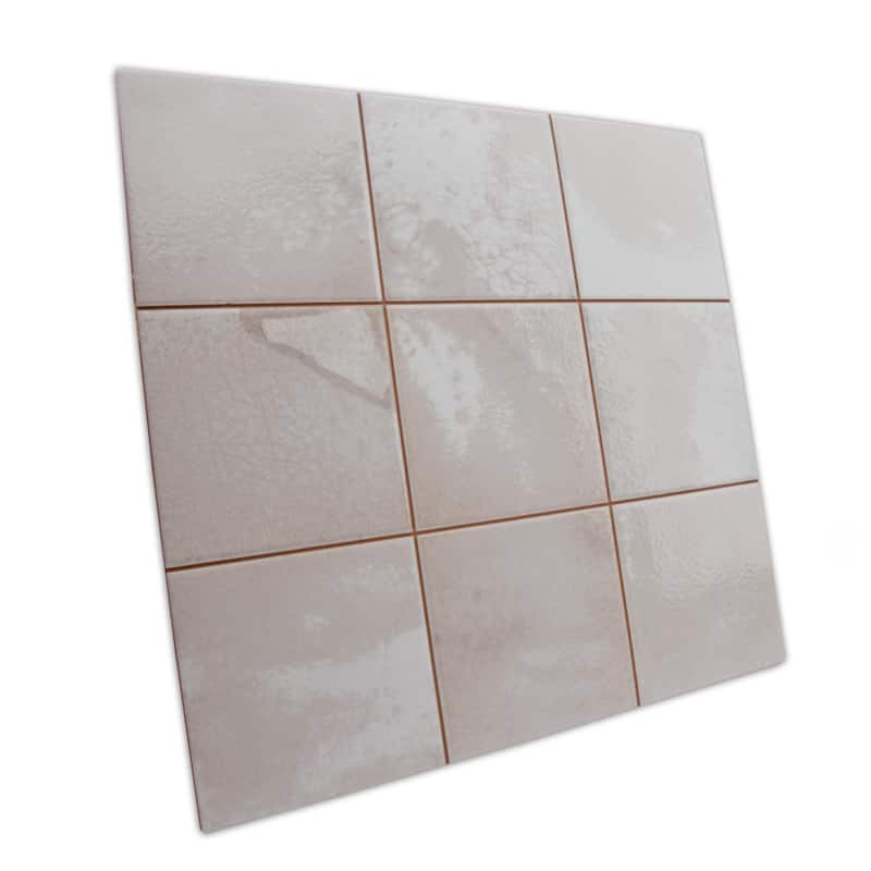 Merola Tile Kings Sea White 13" x 13" Ceramic Floor and Wall Tile