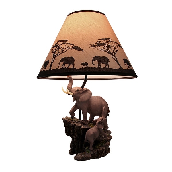 Elephant lamp new arrivals shade