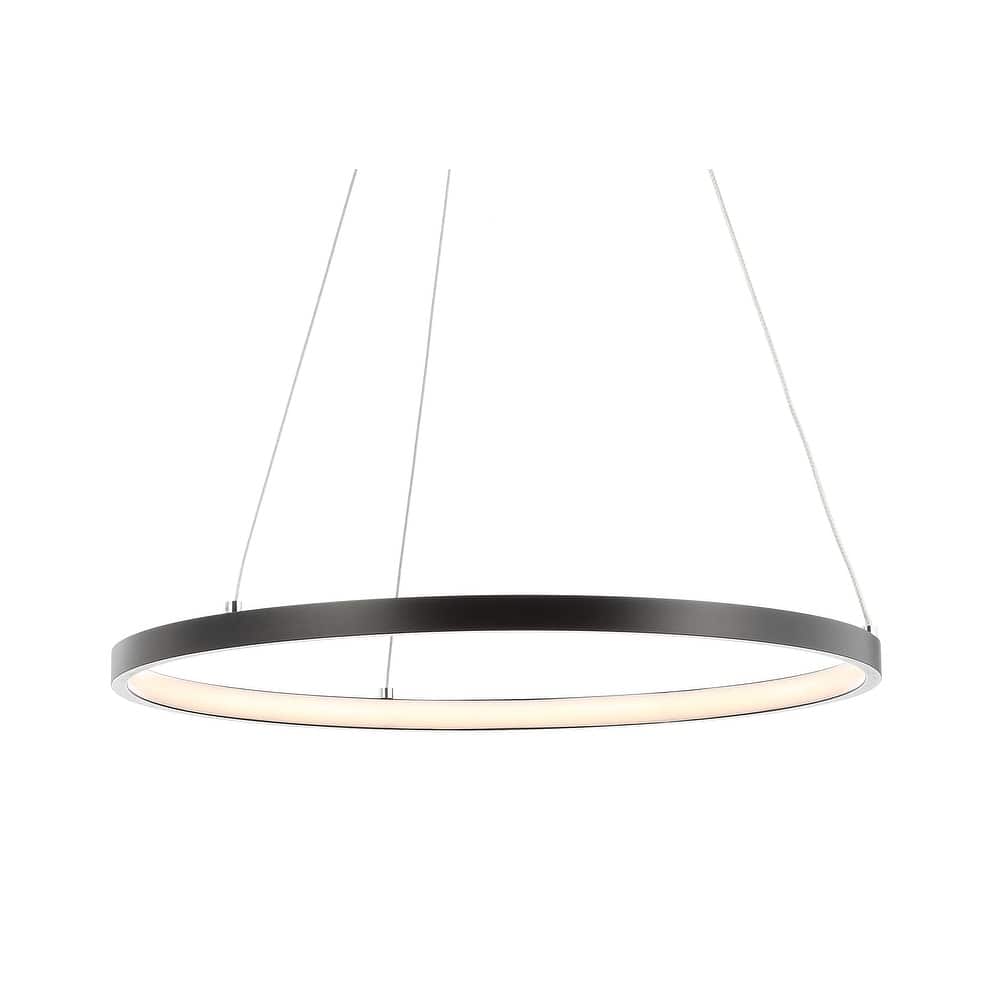 Kinsley Modern Bohemian Iron Integrated LED Pendant by JONATHAN Y