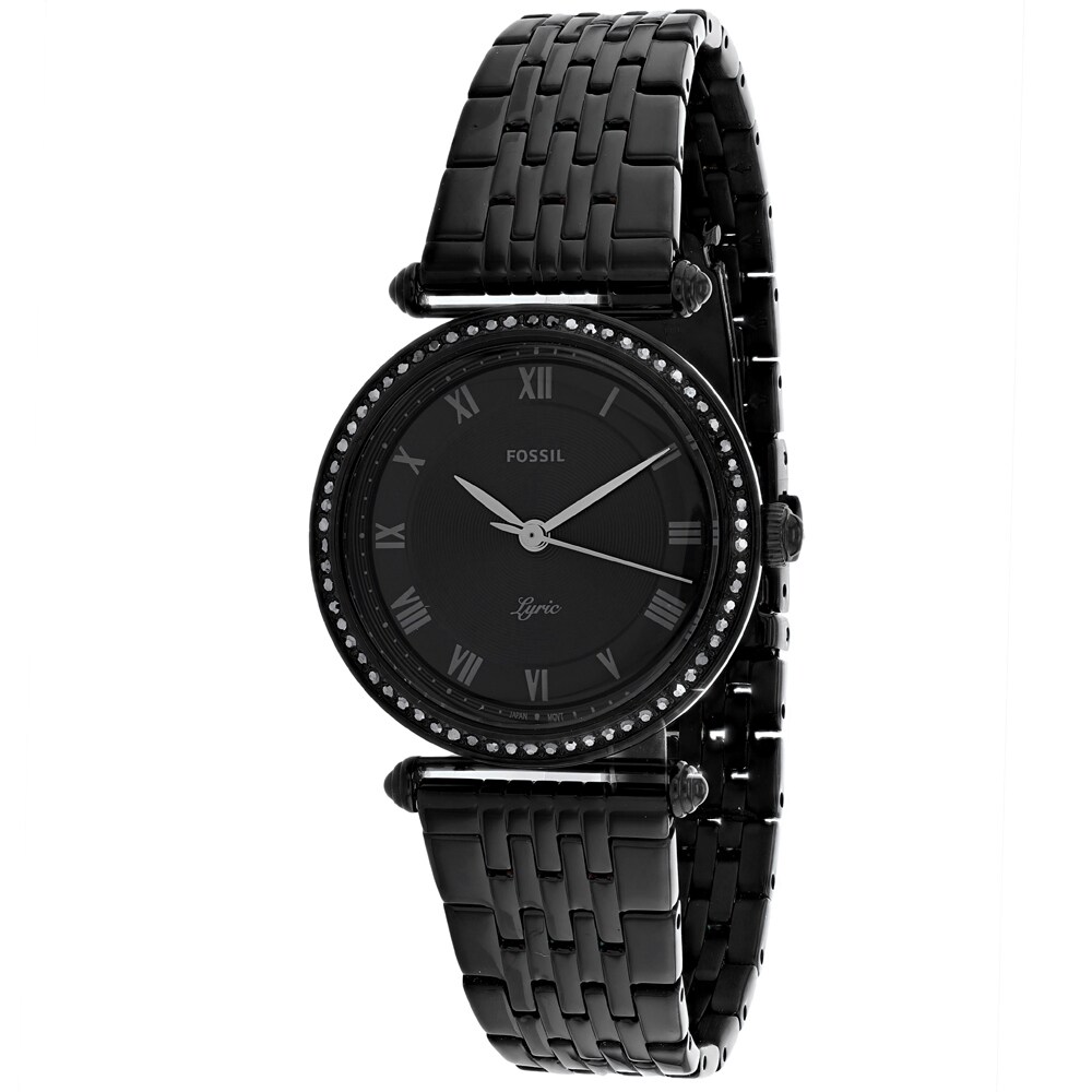 Fossil Lyric Watch Black 2024 favors