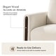 preview thumbnail 27 of 35, HULALA HOME Taresa Modern Barrel-Shaped Rotatable chair