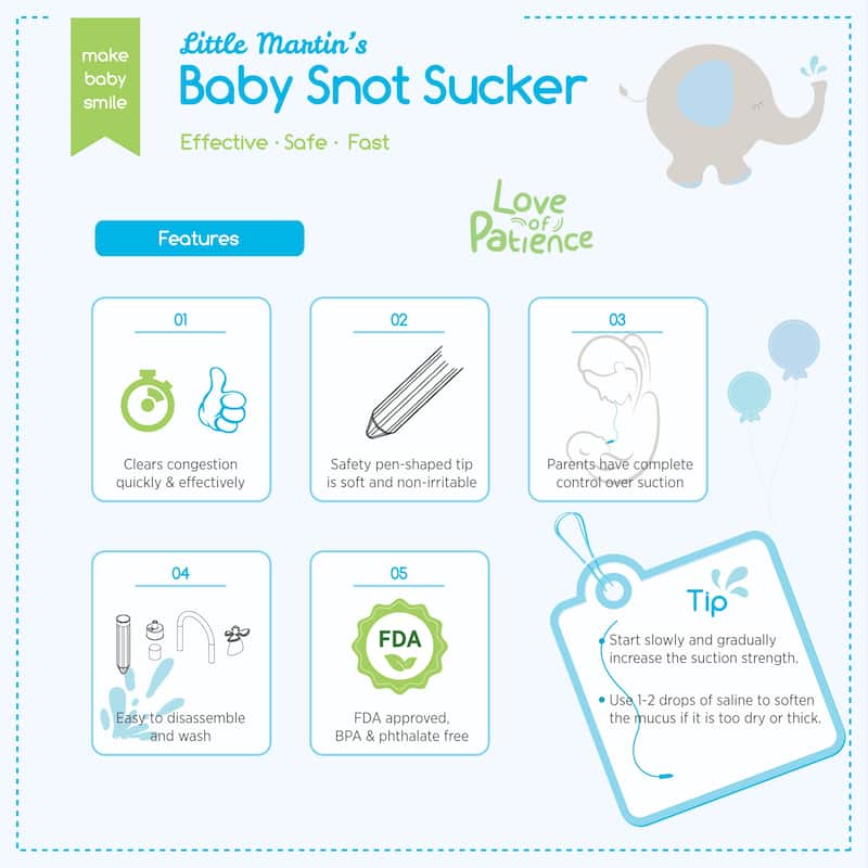 Little Martin's Reusable Snot Sucker