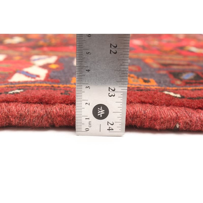 ECARPETGALLERY Hand-knotted Andelz Red Wool Rug - 4'3 x 6'6