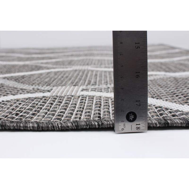 ECARPETGALLERY Veranda Abstract Indoor/ Outdoor Rug