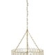 preview thumbnail 18 of 18, Two-Tier Capiz Honeycomb Chandelier - 20.0"L x 20.0"W x 12.0"H